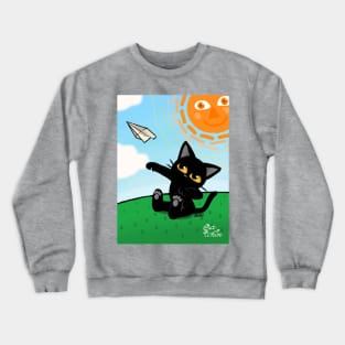 Paper airplane Crewneck Sweatshirt